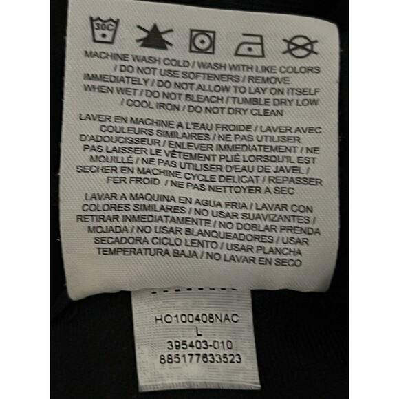 NIKE JORDAN Jacket Men's Size L Dri Fit Zip Up Black & Red Athletic Long Sleeve - Picture 6 of 8